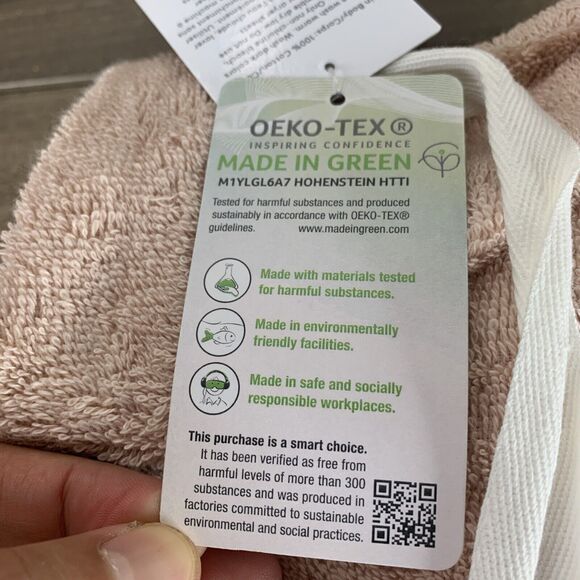 Soft Spa Bath Body Wrap Towel Bathrobe w/ Fast Dry Hair Drying Cap M/L - Cotton - Picture 5 of 8